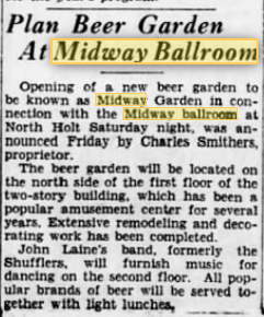 Midway Gardens (Midway Ballroom) - 1932 Article On Beer Garden (newer photo)